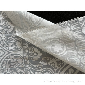 Rayon Polyester Burnout Fabric för Lady&#39;s Spring Summer Outwear